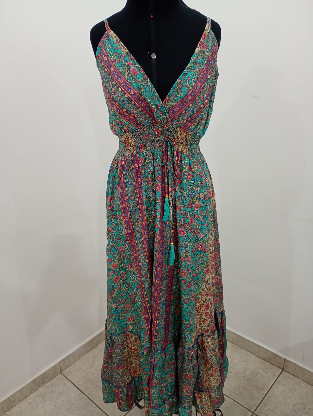 Vestido de Viscose Misto Indiano
